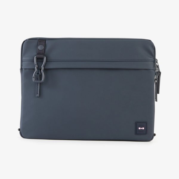 Pochette D’ordinateur En Gomme Bleu Foncé Eden Park