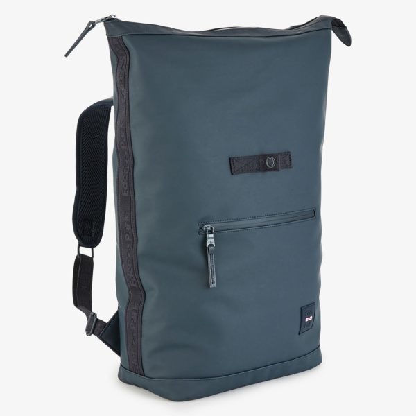 Sac À Dos En Gomme Bleu Foncé Eden Park