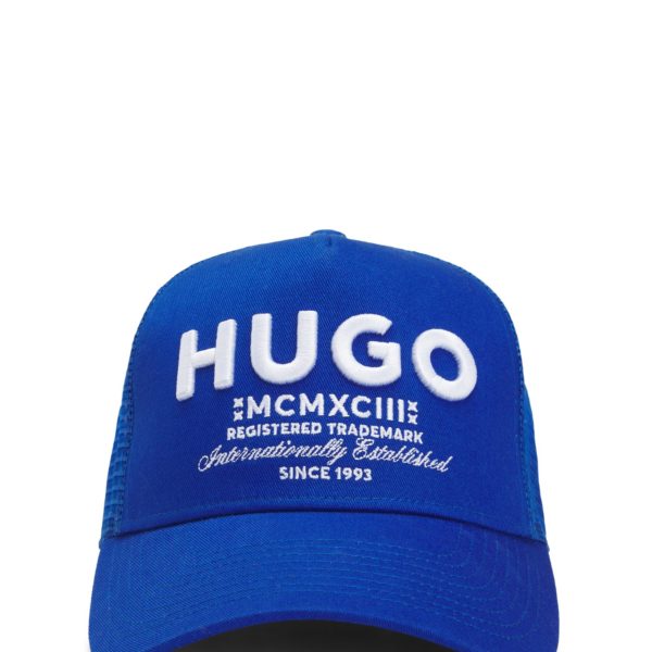 Casquette en twill de coton à logo brodé – Hugo Boss