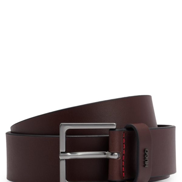 Ceinture en cuir avec passant logoté – Hugo Boss