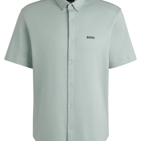 Chemise Regular en maille de coton – Hugo Boss
