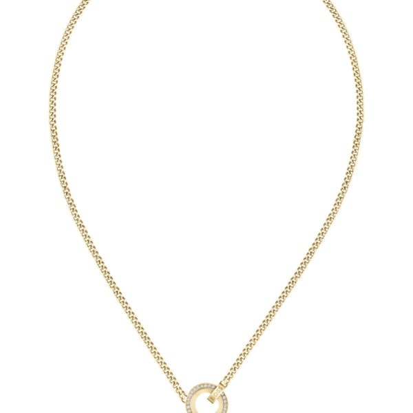 Collier doré avec pendentif en strass – Hugo Boss