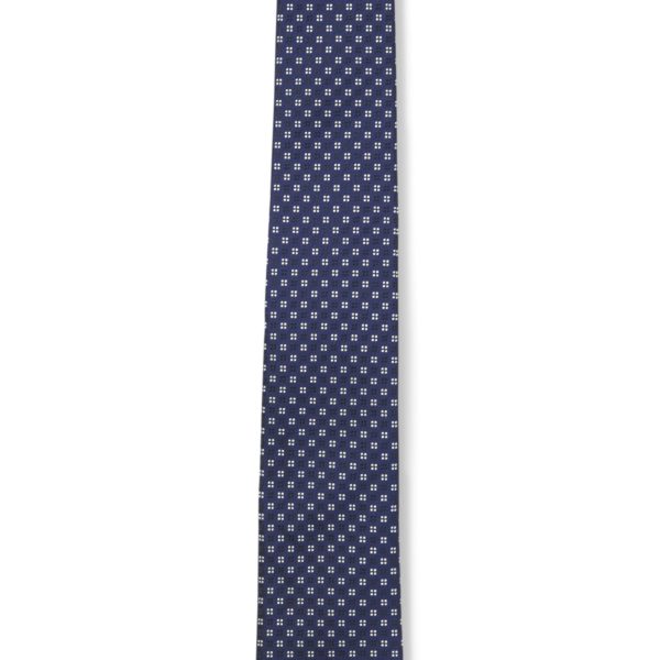 Cravate en soie mélangée à motif jacquard – Hugo Boss