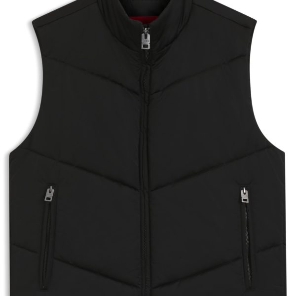 Doudoune déperlante sans manches en satin matelassé – Hugo Boss