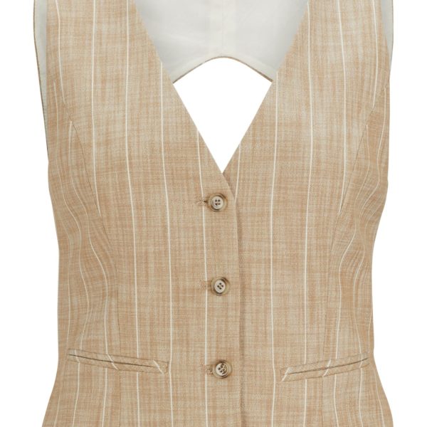 Gilet à rayures tennis avec dos ouvert – Hugo Boss