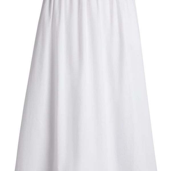 Jupe longue en popeline de coton à taille élastique – Hugo Boss
