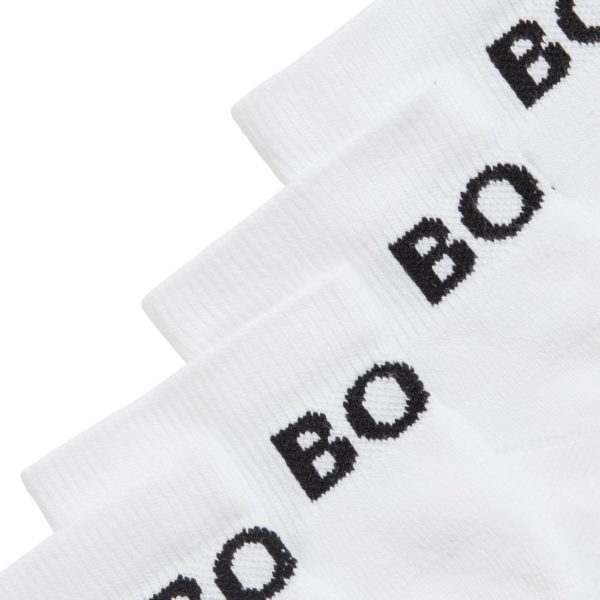 Lot de deux paires de chaussettes basses en tissu stretch – Hugo Boss