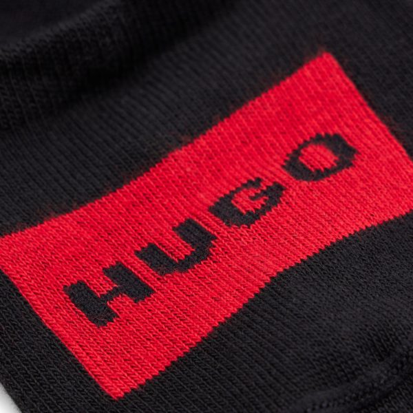 Lot de deux paires de chaussettes invisibles en coton mélangé – Hugo Boss