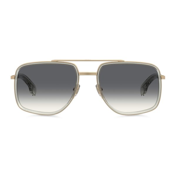 Lunettes de soleil à double pont avec effet doré – Hugo Boss