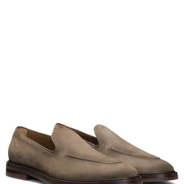 Mocassins en cuir suédé avec passepoil en cuir – Hugo Boss
