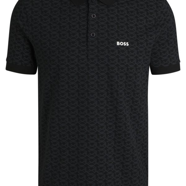 Polo Paddy en coton stretch à motif imprimé – Hugo Boss
