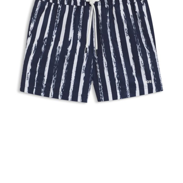 Short de bain imprimé avec logo – Hugo Boss