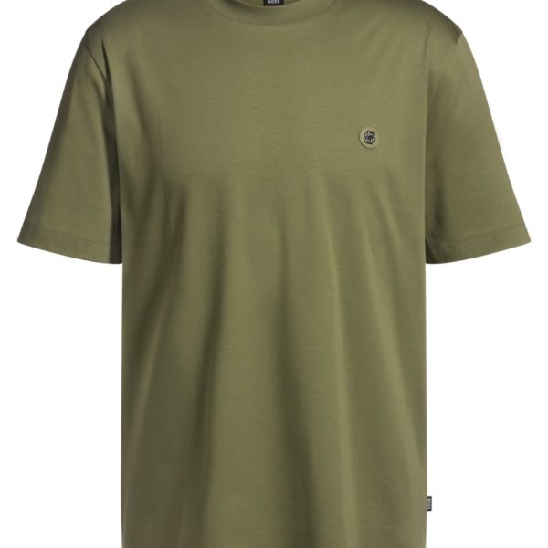 T-shirt Regular en coton avec monogramme Double B – Hugo Boss