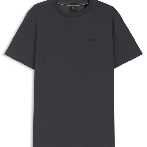 T-shirt Regular en coton stretch avec logo contrastant – Hugo Boss