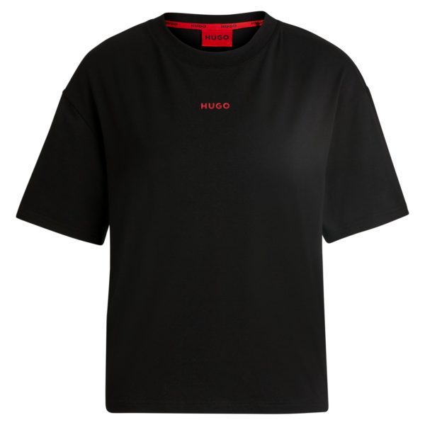 T-shirt décontracté avec logo imprimé en silicone – Hugo Boss