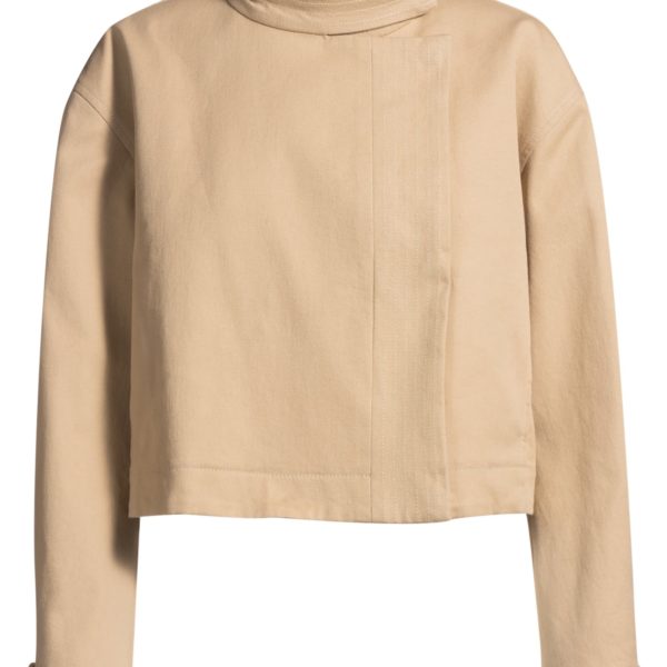 Veste à col mao en twill de coton stretch – Hugo Boss
