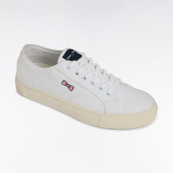 Baskets Basses En Coton Blanches Eden Park