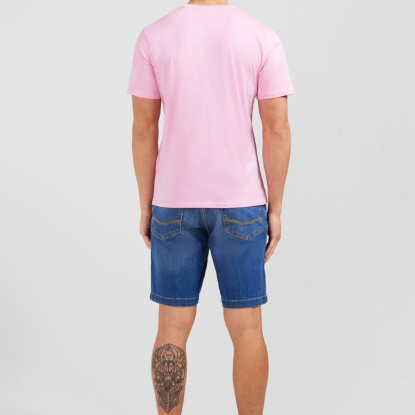 T-shirt Rose Col V À Manches Courtes Eden Park