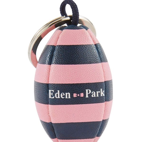 Porte-clés Ballon De Rugby Cerclé En Caoutchouc Eden Park