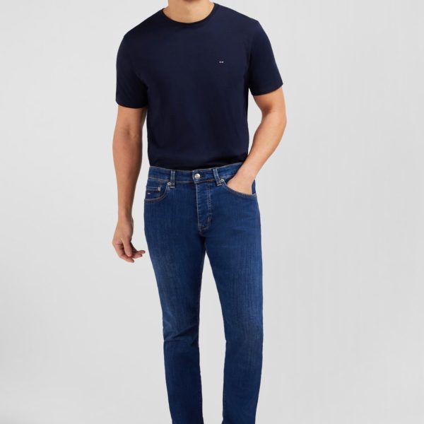 Jean Bleu En Coton Stretch Eden Park