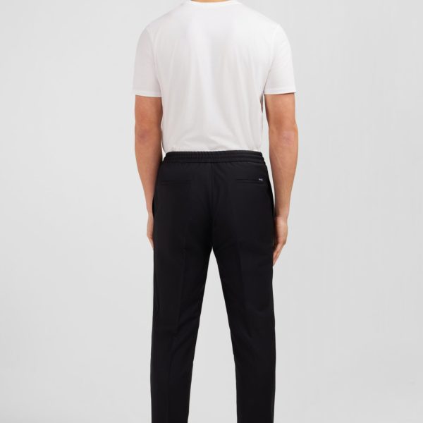 Pantalon Taille Élastiquée Noir Eden Park
