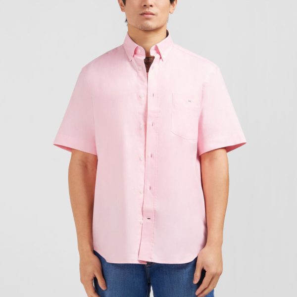 Chemisette Rose Unie En Coton Eden Park