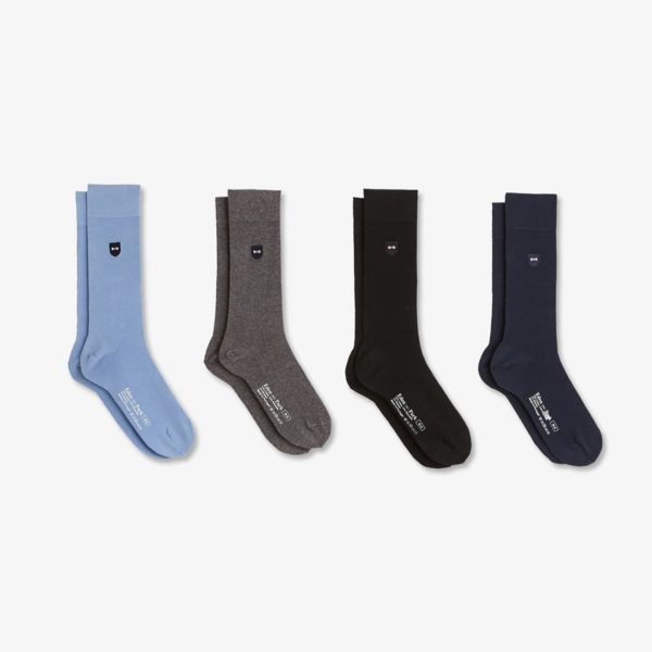 Coffret De Quatre Paires De Chaussettes Unies Eden Park