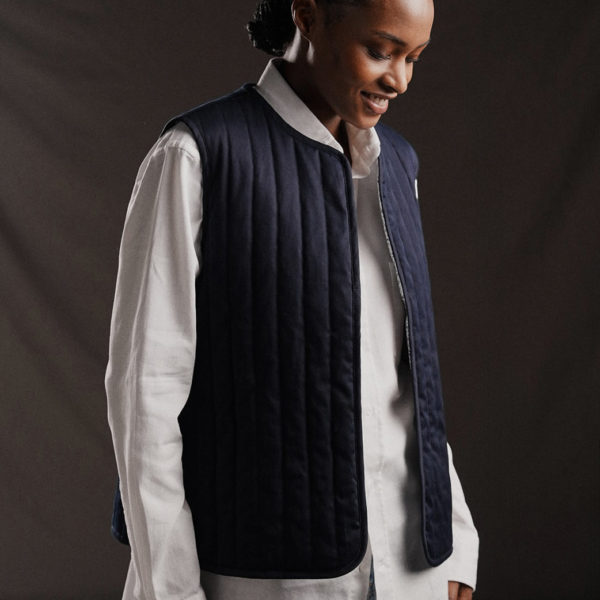 Gilet Sans Manches Matelassé Pap’atelier Réversible Eden Park