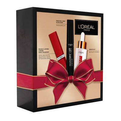 Coffret cadeau – Sérum Vitamine C, Mascara, Rouge à Lèvre – L’Oréal Paris