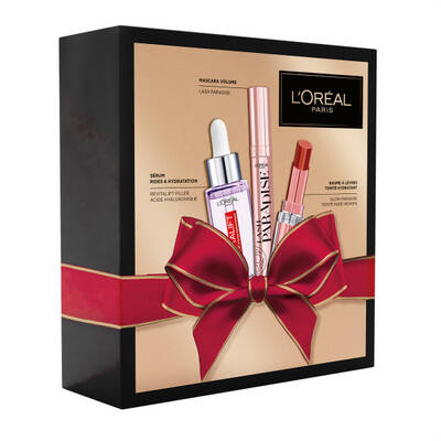 Coffret Cadeau Sérum Filler + Mascara Lash Paradise + Baume Heaven – L’Oréal Paris