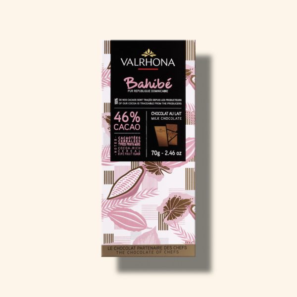 Tablette chocolat au lait Bahibé 46% – 70g – VALRHONA