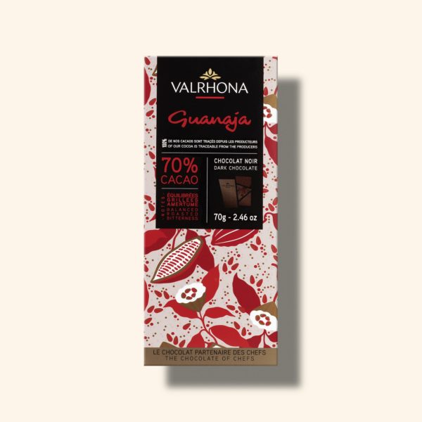 Tablette chocolat noir Guanaja 70% – 70g – VALRHONA