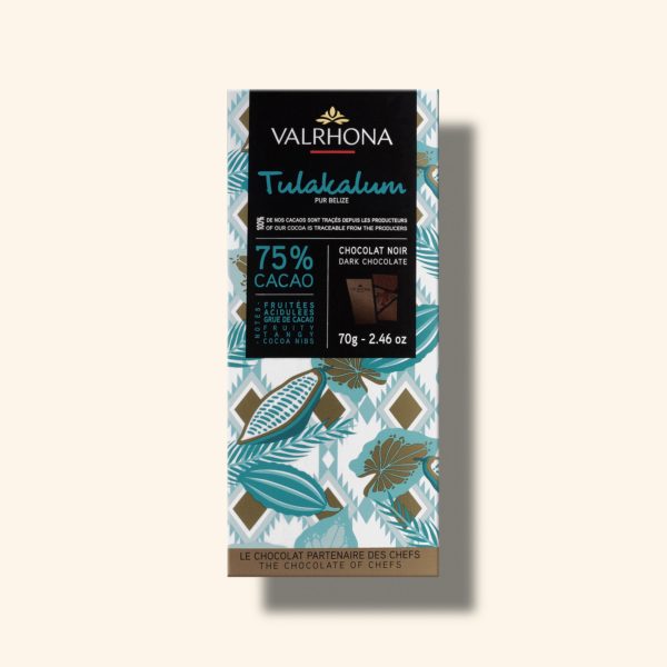Tablette chocolat noir Tulakalum 75% – 70g – VALRHONA