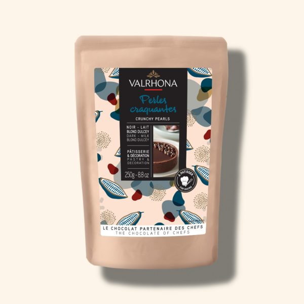 Perles craquantes enrobées de chocolat – 250g – VALRHONA