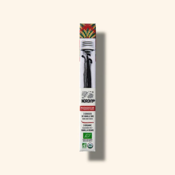 Tube de 3 gousses de vanille Bio de Madagascar – NOROHY
