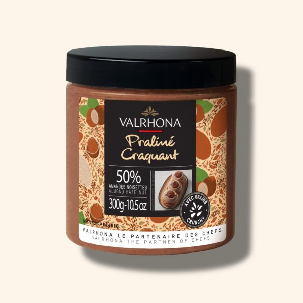 Praliné craquant amandes et noisettes 50% – 300g – VALRHONA