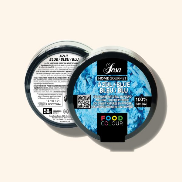 Produit alimentaire colorant bleu en poudre – 20g – SOSA