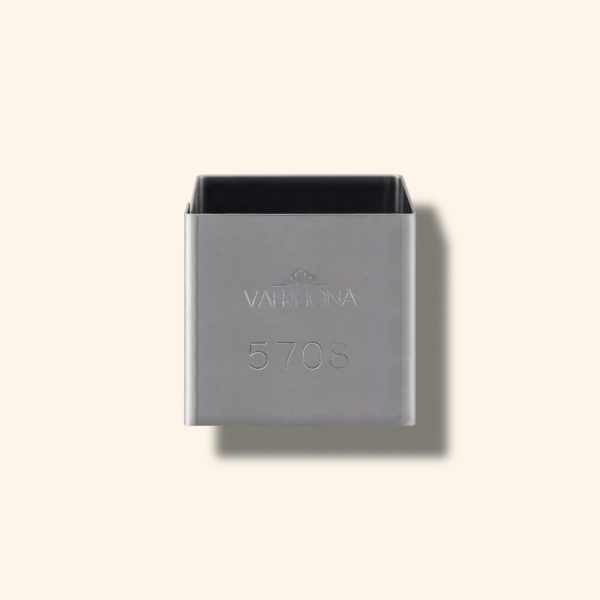 Cube en inox 5 x 5 x 5cm – VALRHONA