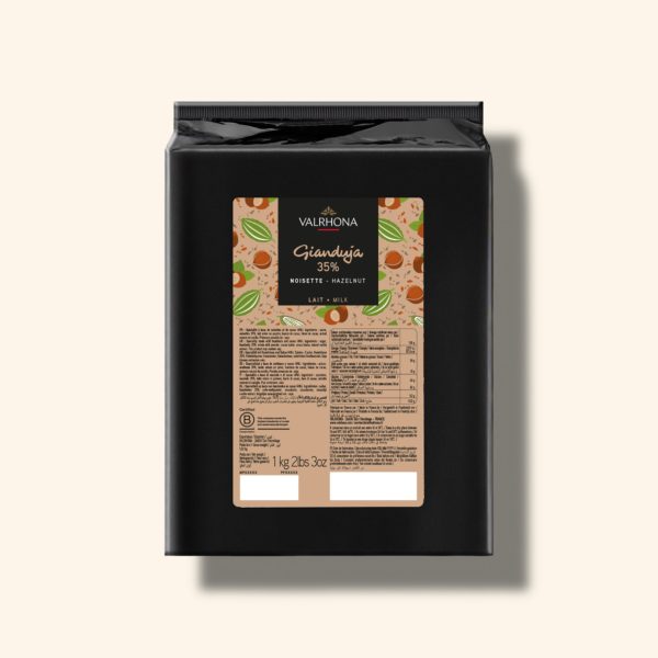 Gianduja noisette et lait 35% – 1kg – VALRHONA