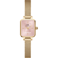 Daniel Wellington DW Montre 15.4×18.2mm Quadro Mini Evergold Blush Gold