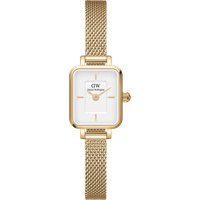 Daniel Wellington DW Montre 15.4×18.2mm Quadro Mini Evergold Gold