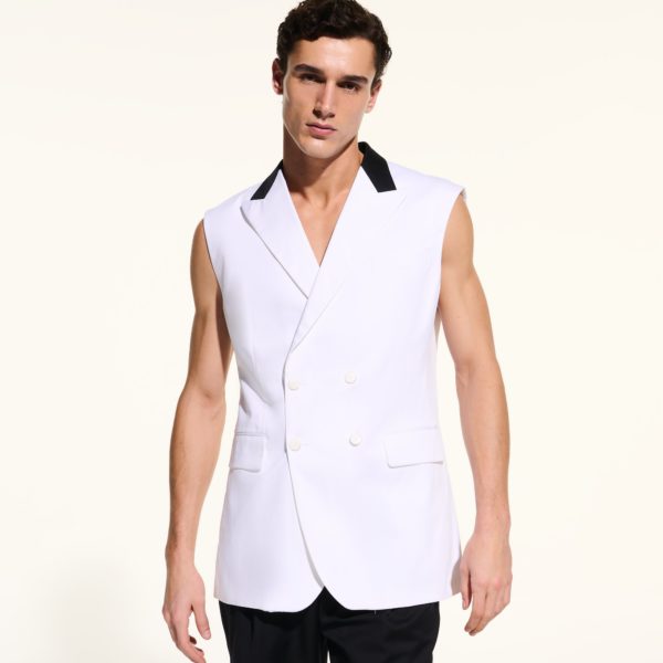 Karl Lagerfeld, Gilet Kl Studio, Homme, Blanc, Taille: L56