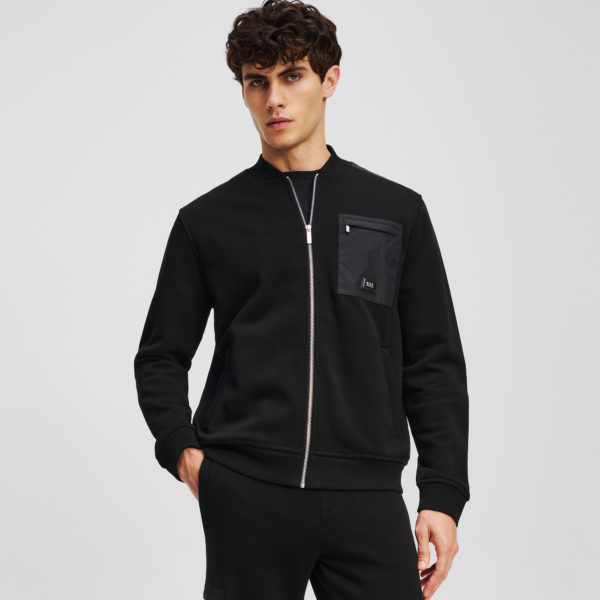 Karl Lagerfeld, Veste Sweat-shirt, Homme, Noir, Taille: LXXL