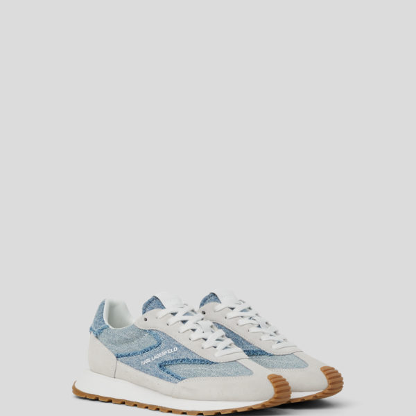 Karl Lagerfeld, Baskets Kairo Lo Lace Mix, Femme, Blanc Cassé, Taille: L41