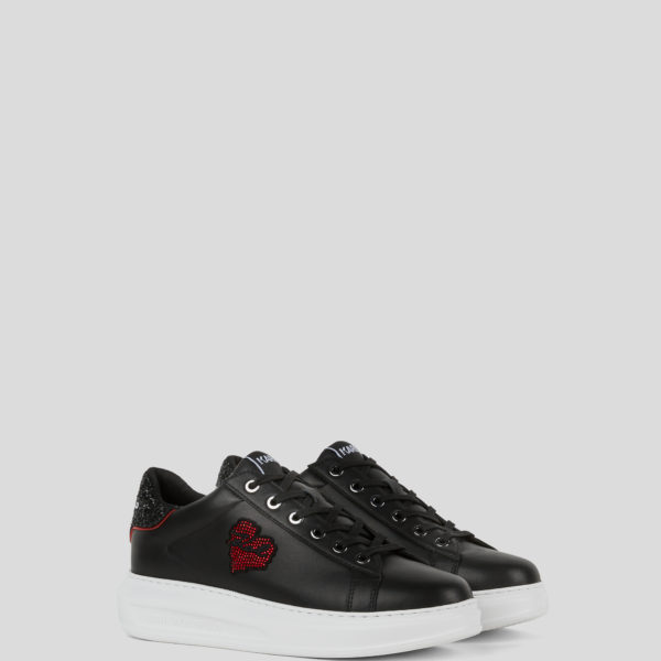 Karl Lagerfeld, Baskets K/heart Kapri, Femme, Noir, Taille: L41