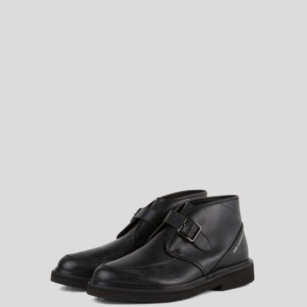Karl Lagerfeld, Bottines À Boucle Karnaby, Homme, Noir, Taille: L46