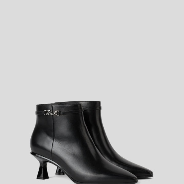 Karl Lagerfeld, Bottines Panache Signia, Femme, Noir, Taille: L41