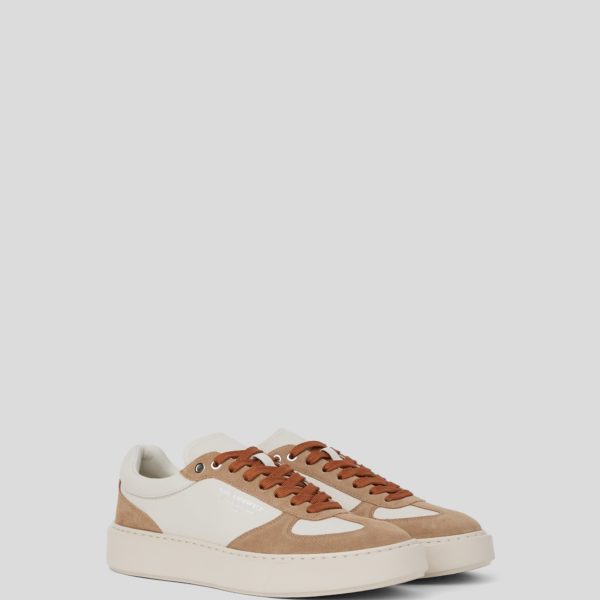 Karl Lagerfeld, Baskets Maxi Kup Rue St-guillaume, Homme, Blanc Cassé, Taille: L46