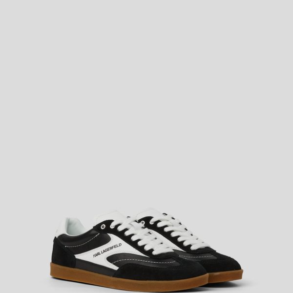Karl Lagerfeld, Baskets À Lacets Kandidate Lo, Femme, Noir/Blanc, Taille: L41