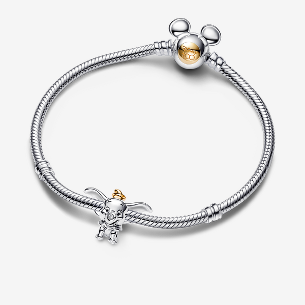 Charm Disney 100e anniversaire Dumbo avec diamant de synthèse – Pandora